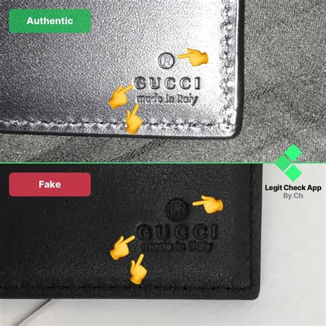 fake gucci wallets|how to tell authentic gucci.